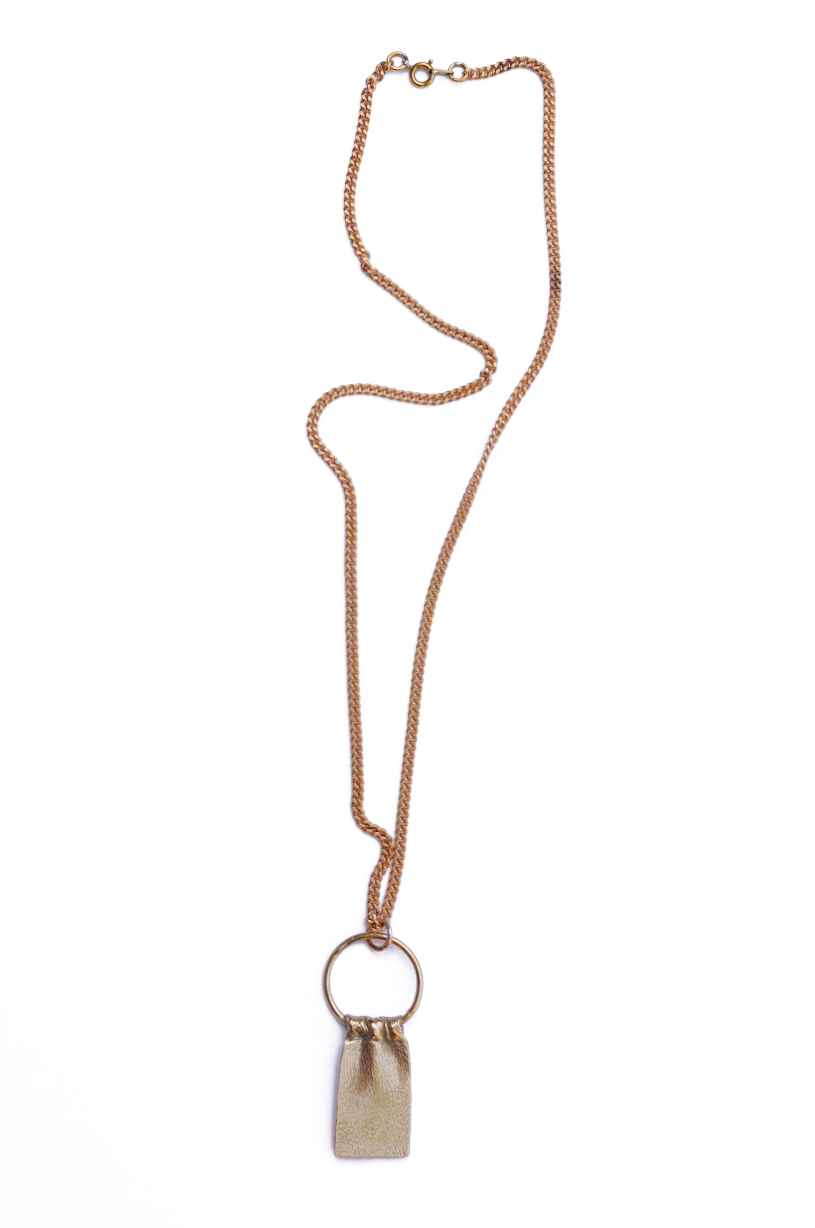 SALE -  CIRCLE DRAPE necklace