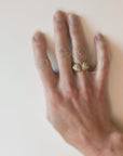 SMALL CLAMSHELL ring