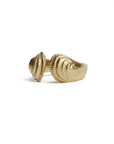 SMALL CLAMSHELL ring