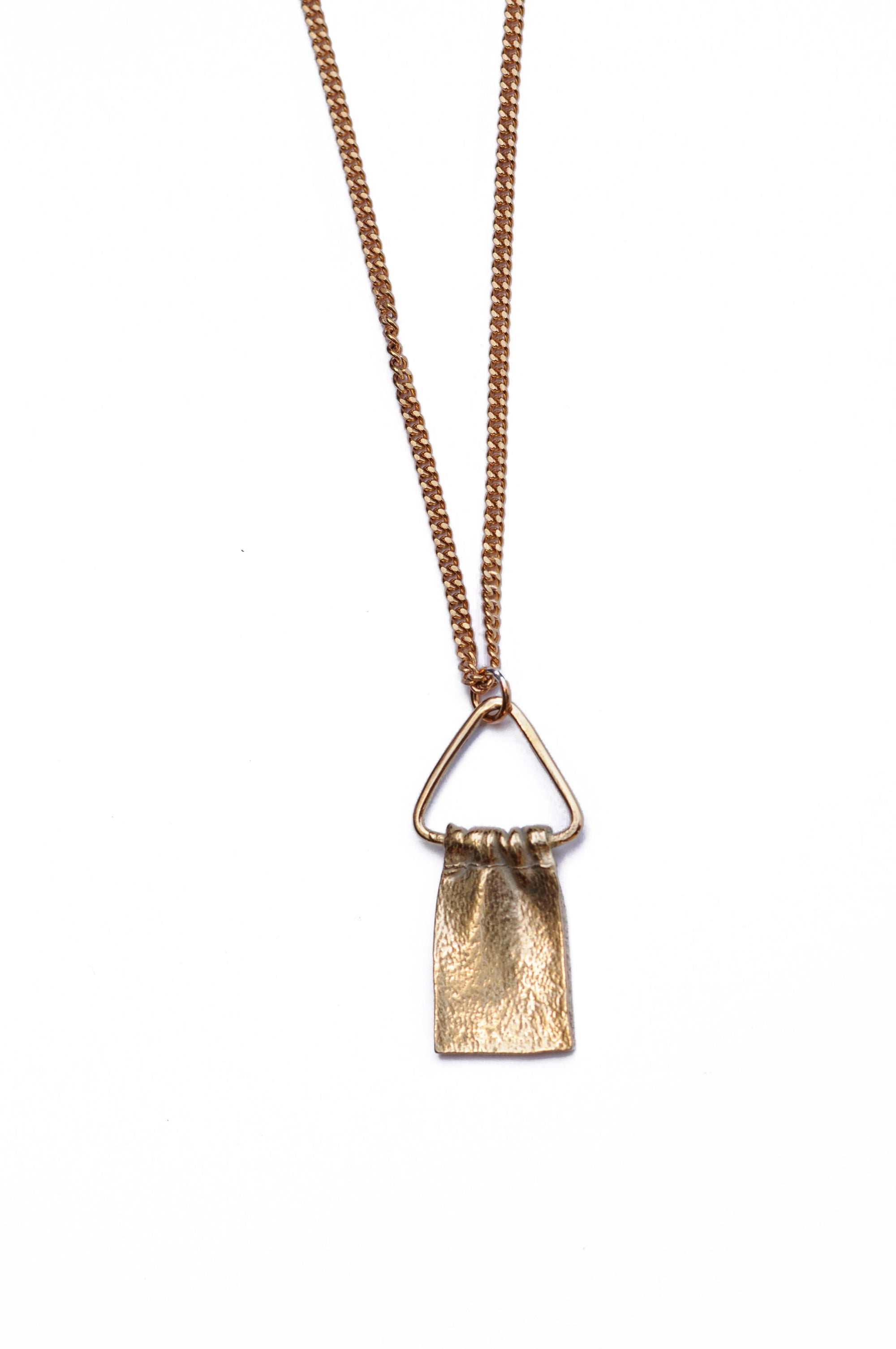 SALE - TRIANGLE DRAPE necklace