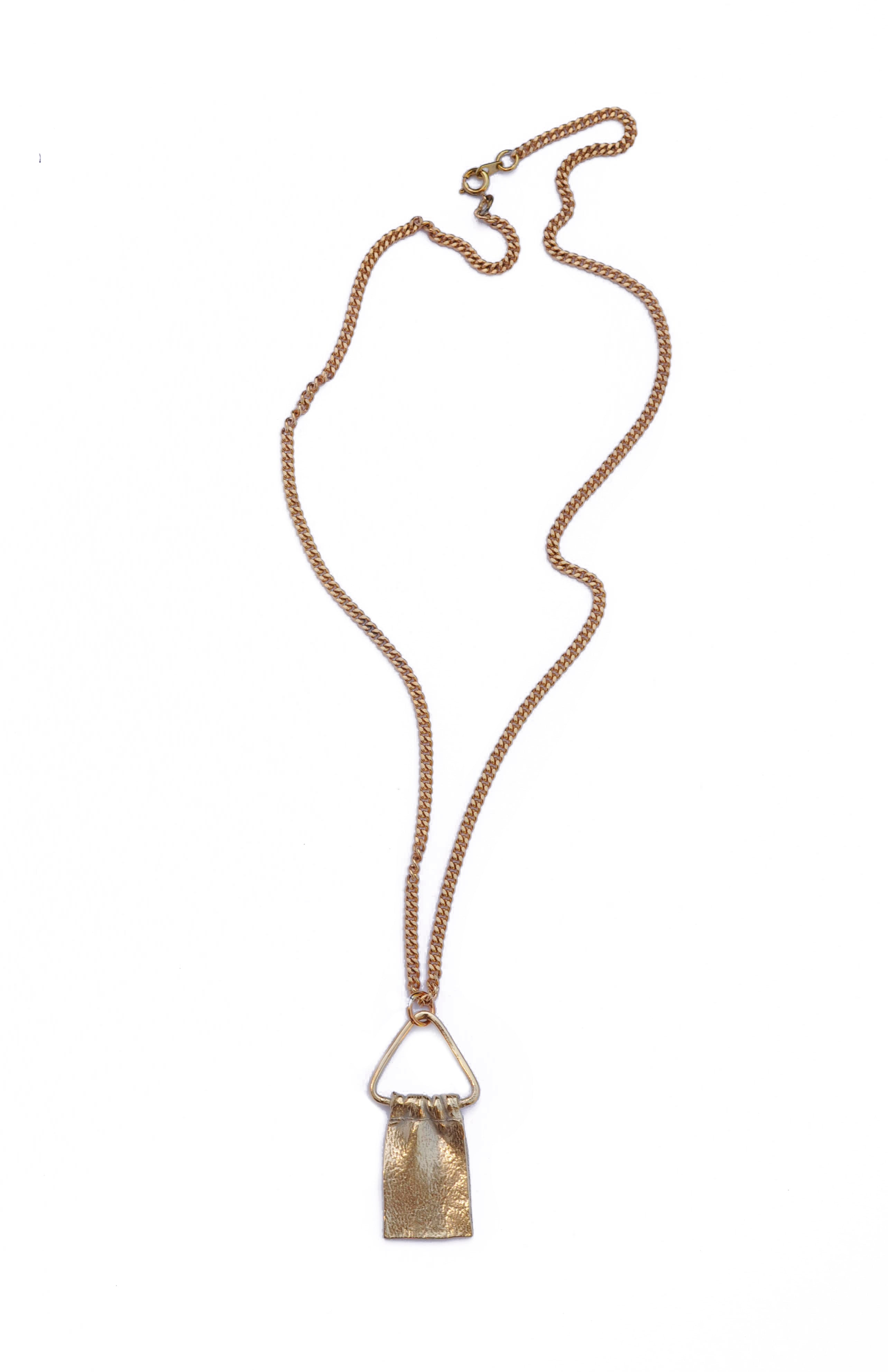 SALE - TRIANGLE DRAPE necklace